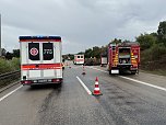 Unfall auf der Autobahn (Foto: S.Dietzel)