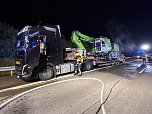 LKW-Brand auf der A38 (Foto: S.Dietzel/ Feuerwehr) LKW-Brand auf der A38 (Foto: S.Dietzel/ Feuerwehr)