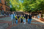 92 neue Sch&uuml;lerinnen und Sch&uuml;ler begr&uuml;&szlig;te man heute am Humboldt-Gymnasium (Foto: Christoph Keil)