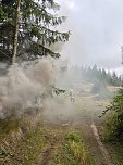 Waldbrand&uuml;bung der Feuerwehren  (Foto:  Feuerwehr)