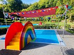 Einweihung des neuen Planschbeckens im Ilfelder Freibad (Foto: Gemeinde Harztor)