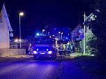 Wohnhaus in Flammen (Foto: S. Dietzel)
