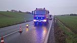 Unfall auf der B243 (Foto: S. Dietzel)