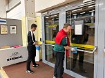Vorbereitungen für das Handball-Wochenende (Foto: NSV) Vorbereitungen für das Handball-Wochenende (Foto: NSV)