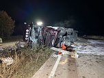 LKW-Unfall auf der Autobahn 38 (Foto: S.Dietzel)