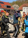 Feuerwehr und Polizei bekamen schließlich doch noch Arbeit (Foto: privat) Feuerwehr und Polizei bekamen schließlich doch noch Arbeit (Foto: privat)