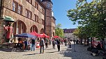 Arbeiterkampftag auf dem Nordhäuser Rathausplatz (Foto: agl) Arbeiterkampftag auf dem Nordhäuser Rathausplatz (Foto: agl)