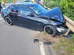 Bei dem Unfall unweit der Autobahn A38 bei Bielen wurde ein Mensch verletzt. (Foto: Silvio Dietzel) Bei dem Unfall unweit der Autobahn A38 bei Bielen wurde ein Mensch verletzt. (Foto: Silvio Dietzel)