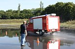 Feuerwehr im Schleudergang (Foto: P. Grabe)