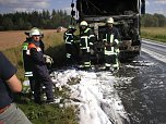Brummi brannte (Foto: Berufsfeuerwehr)
