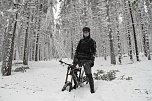 Heiligabend auf den Brocken � Tiefschneebiken (Foto: VGF)