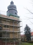 Ger&uuml;st f&uuml;r St. Johannis (Foto: Alhlhelm)