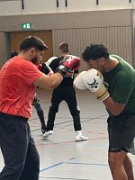 Blocktraining der Boxsportler Bild: Blocktraining der Boxsportler