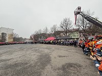 Übergabe des Friedenslichts aus Bethlehem an die Kreisjugendfeuerwehren. Bild: Übergabe des Friedenslichts aus Bethlehem an die Kreisjugendfeuerwehren.