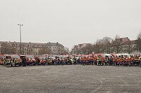Übergabe des Friedenslichts aus Bethlehem an die Kreisjugendfeuerwehren. Bild: Übergabe des Friedenslichts aus Bethlehem an die Kreisjugendfeuerwehren.