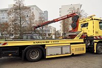 Ein paar Autos wurden abgeschleppt. Bild: Ein paar Autos wurden abgeschleppt.