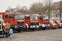 Übergabe des Friedenslichts aus Bethlehem an die Kreisjugendfeuerwehren. Bild: Übergabe des Friedenslichts aus Bethlehem an die Kreisjugendfeuerwehren.