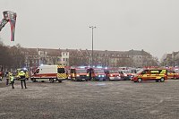 Übergabe des Friedenslichts aus Bethlehem an die Kreisjugendfeuerwehren. Bild: Übergabe des Friedenslichts aus Bethlehem an die Kreisjugendfeuerwehren.