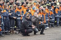 Übergabe des Friedenslichts aus Bethlehem an die Kreisjugendfeuerwehren. Bild: Übergabe des Friedenslichts aus Bethlehem an die Kreisjugendfeuerwehren.