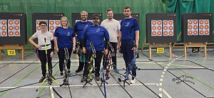 Das Bowteam aus Nordhausen bei der Landesmeisterschaft des Bogensportverbands Thüringen