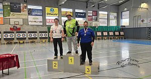 Das Bowteam aus Nordhausen bei der Landesmeisterschaft des Bogensportverbands Thüringen