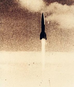 Der erste sowjetische Start einer (sowjetischen V2) R1 gelang am 18. Oktober 1947 um 10:47 Uhr Ortszeit (Foto: Archiv Hebestreit)