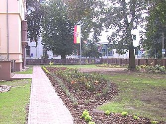 Gr&uuml;nanlage gestaltet (Foto: nnz)