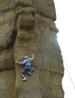 Klettern in den Ferien (Foto: privat)