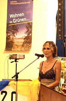 Heike Umbach bei ihrer Rede (Foto: E. Seifert)