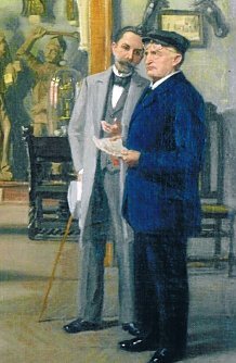 F&ouml;rderer des Museums - Arnold und Hanewacker (Foto: H. Kneffel)