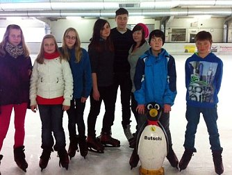 Auf dem Eis unterwegs (Foto: Christiane Steinmetz)