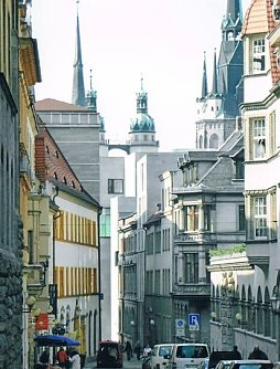 Rathausstra&szlig;e Halle (Foto: Archiv Kneffel)