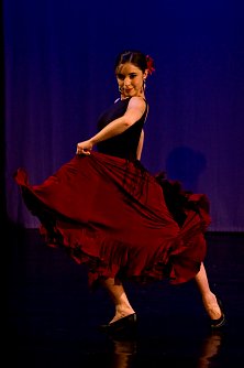 Irene L&oacute;pez Ros wird in der Spanischen Nacht Flamenco tanzen (Foto: Arkadiusz Głębocki)