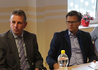 Carsten Schneider (rechts) ist im Bundestag, Andreas Wieninger w&uuml;rde f&uuml;r die SPD gerne in den Th&uuml;ringer Landtag (Foto: Angelo Glashagel)