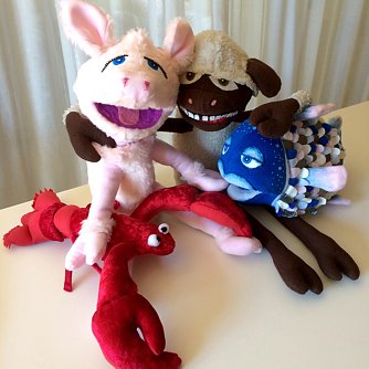 Das j&uuml;dische Puppentheater bubales aus Berlin f&uuml;hrt in einer Familienvorstellung am 1. November um 11 Uhr zum Tag der Offenen T&uuml;r im B&uuml;rgerhaus mit lustigen Songs und vielen Tieren in die j&uuml;dischen  (Foto: Synagogenverein Erfurt)