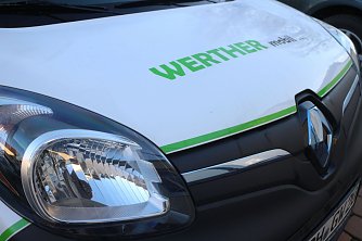 Mit dem Werther Mobil soll es in die Zukunft der E-Mobilit&auml;t gehen (Foto: Angelo Glashagel)