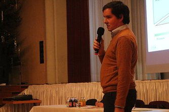 Felix Boenigk erkl&auml;rte das Integrierte Stadtentwicklungskonzept f&uuml;r Bleicherode (Foto: Angelo Glashagel)