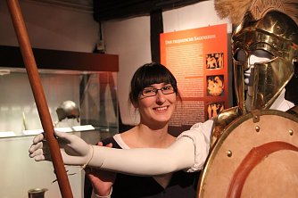 Catharina S&auml;nger studiert in Jena klassische Arch&auml;ologie (Foto: Angelo Glashagel)