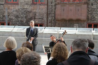 Gedenkveranstaltung zu 71. Jahren Bombardierung Nordhausens (Foto: Angelo Glashagel)
