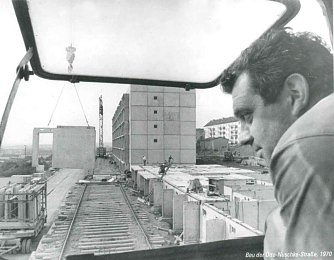 Seit 115 Jahren sorgt die WBG in Nordhausen f&uuml;r Wohnraum - wie hier am Frauenberg im Jahr 1970 (Foto: Wohnungsbaugenossenschaft S&uuml;dharz)