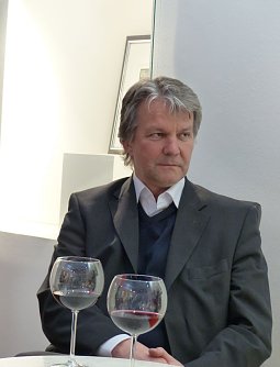 Susanne Hinsching im Gespr&auml;ch mit dem neuen Theaterintendanten Daniel Klajner (Foto: Dr. Wolfgang R. Pientka)