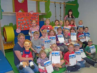Kleine Ersthelfer von morgen ausgezeichnet (Foto: Johanniter / Sabine Jentho)