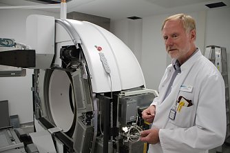 Dr. Gert Zinger arbeitet seit 34 Jahren als Nuklearmediziner und begleitete den Aufbau seines neuen Bereiches  (Foto: Angelo Glashagel)