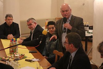 Zu Gast war auch der Bundestagsabgeordnete der CDU Manfred Grund (Foto: Angelo Glashagel)