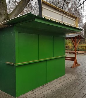 Der Weihnachtsmarktstand von Klaus Polle (Foto: privat)