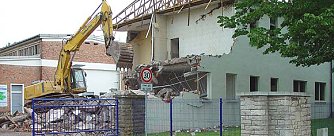 Abriss f&uuml;r den Aufbau (Foto: nnz)