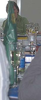 Sekt zum Beginn (Foto: nnz)