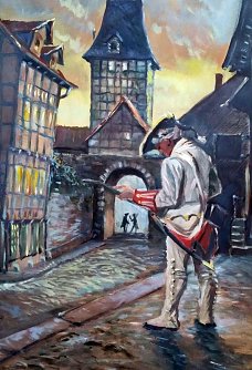 Stadtsoldat am Barf&uuml;&szlig;er Tor (Foto: Stadtarchiv Nordhausen)