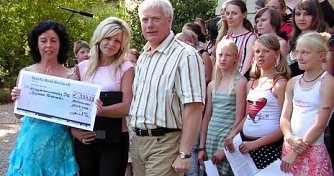 "Tropenkonzert" mit Geldregen" (Foto: nnz)