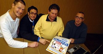 In den Startl&ouml;chern (Foto: nnz)